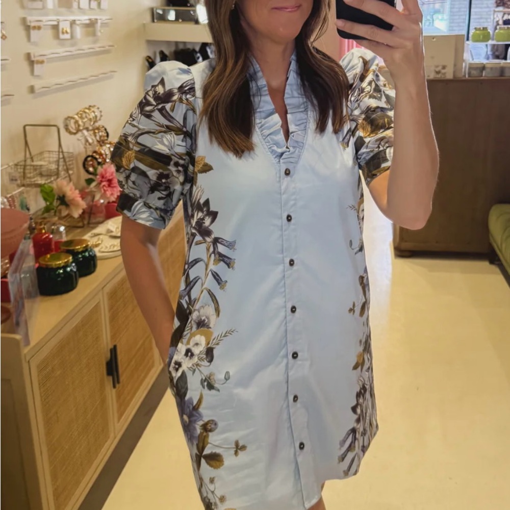 The Botanical button dress